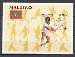 Olympia 1988   Malediven  Bl **, Imperf. - Summer 1988: Seoul