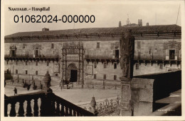 SANTIAGO. Cpsm N&B .  - Hospital.  (scans Recto-verso) - Santiago De Compostela