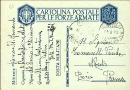 1940-cartolina Postale Delle Forze Armate Dalla Posta Militare 201, II^divisione - Guerre 1939-45