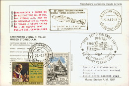 1987-Vaticano Aerogramma Cartolina Per Il 50^ Anniversario Della Gara Di Velocit - Poste Aérienne