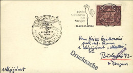 1960-Germania Volo Speciale Malev Budapest Roma Del 23 Novembre, ( 10 Pezzi Tras - Lettres & Documents