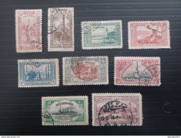TURKEY العثماني التركي Türkiye Ottoman 1914 VARIOUS SUBJECTS ORIGINAL CANCEL - Used Stamps