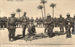 1911/12-"Guerra Italo-Turca,distribuzione Delle Gallette Agli Avamposti Accampat - Libyen