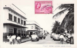 Street Scene Accra,Gold Coast Gel.1956 - Ghana - Gold Coast