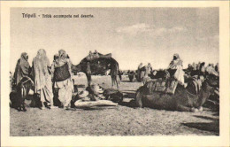 1911/12-"Guerra Italo-Turca,Tripoli Una Tribù Aaccampata Nel Deserto" - Libye