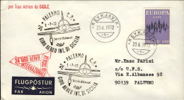 1972-Islanda Per Il 24^ Giro Aereo D'internazionale Di Sicilia, - Airmail