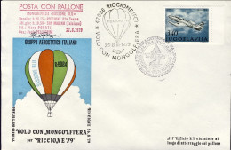 1979-San Marino Aerogramma-Jugoslavija Jugoslavia ,bollo Amaranto Posta Con Pall - Luchtpost