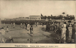 1911/12-"Guerra Italo-Turca,Tripoli Italiana Sbarco Delle Truppe (11 Ottobre 1 9 - Libyen