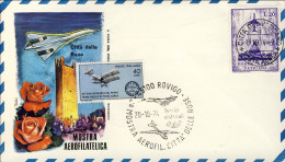 1974-Vaticano-2^ Mostra Aerofilatelica Citta' Delle Rose Rovigo - Luftpost