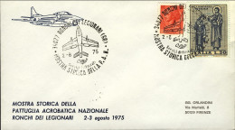 1975-Mostra Storica Della Pattuglia Acrobatica Nazionale Ronchi Dei Legionari 2- - 1971-80: Marcophilia