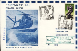 1976-Fiscalex '76 Collegamento Aereo Postale Con Elicottero - Poste Aérienne