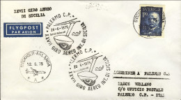 1975-Svezia 27^ Giro Aereo Di Sicilia Del 28 Giugno - Lettres & Documents