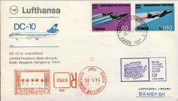 1974-I^volo Lufthansa LH 644 Roma Bangkok Del 14 Gennaio - Airmail