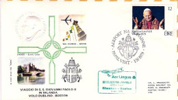 1979-Irlanda Viaggio Di Sua Santita' Giovanni Paolo II^volo Speciale Aer Lingus  - Covers & Documents