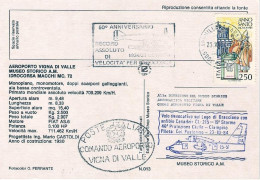 1984-cartolina 50^ Primato Mondiale Assoluto Di Velocita' Per Idrocorsa Volo Spe - Luftpost