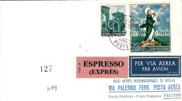 1972-San Marino Aerogramma Espresso Per Il XXIV Giro Aereo Internazionale Di Sic - Poste Aérienne