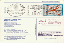 1981-cartolina Commemorativa Per Il 50 Anniversario Della Morte Di Umberto Madda - 1981-90: Poststempel