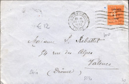1930-France Francia Busta Affrancata 50c. Congres Du B.I.T. Isolato - 1862 Napoléon III.