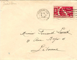1939-France Francia Lettera Affrancata 90c. Esposizione Internazionale Di Parigi - Storia Postale