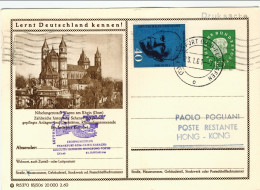 1961-Germania I^volo Lufthansa LH 340 Francoforte Hong Kong Del 23 Gennaio - Briefe U. Dokumente