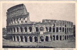 1927-cartolina Roma Anfiteatro Flavio Annullo Di Ambulante Roma Torino 153 (D) - Autres & Non Classés