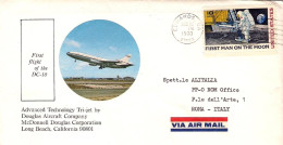 1970-U.S.A. Con Lettera Esplicativa Per Il I^volo Del DC 10 Douglas McDonnell - Otros & Sin Clasificación