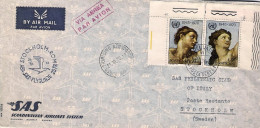 Vaticano-1970 SAS 25^ Anniversario Del Volo Roma Stoccolma (80 Pezzi Trasportati - Poste Aérienne