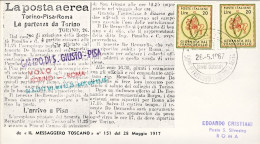 1967-commemorativo Del 50^ Anniversario Del Primo Esperimento Di Posta Aerea Cam - 1961-70: Marcophilia