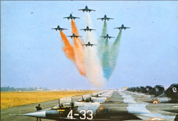 1968-cartolina Pattuglia Acrobatica "frecce Tricolori" Annullo Speciale Rieti Av - Poste Aérienne