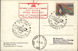 1986-cartolina Postale Commemorativa 46^ Brigata Aerea Cinquantenario 2 Gruppo V - Airmail