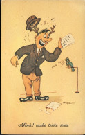 1950circa-umoristica Illustratore Duka "ahimè ! Quale Triste Sorte" - Humour