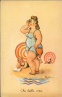 1950circa-umoristica Illustratore Duka "che Bella Vista" - Humour