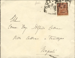 1896-busta Del Ministero Della Marina Affrancata 2c. Cifra Per Frode Postale - Poststempel