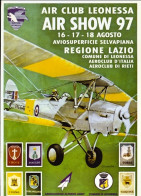 Vaticano-1997 Cartolina Ufficiale Air Club Leonessa Volata Da Aeroporto Ciuffell - Poste Aérienne