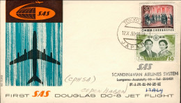 1960-Giappone Japan SAS Volo Polare Di Ritorno Via Copenhagen Tokyo Roma Del 12  - Altri & Non Classificati