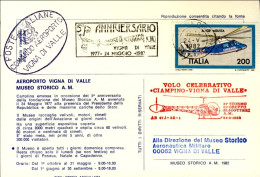 1982-cartolina 5 Anniversario Della Fondazione Del Museo Storico Aeronautica Mil - Luftpost