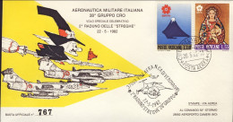 Vaticano-1982 Dell'aeronautica Militare Italiana Volo Speciale Celebrativo 2 Rad - Luftpost