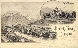 1902-Austria " Bruck-Fusch Im Pinzgau, Schloss Fischhorn, Ortsansicht" Tipo Grus - Autres & Non Classés