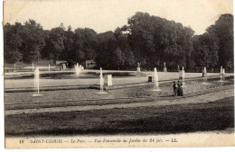 92 / Parc De SAINT-CLOUD - Vue D'ensemble Du Jardin Des 24 Jets - Saint Cloud