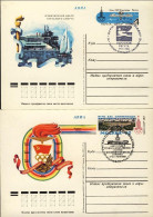 1980-Russia 4 Interi Postali Diversi Da 4k.commemorativi Delle Olimpiadi Di Mosc - Sonstige & Ohne Zuordnung