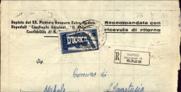 1956-piego Ospedaliero Raccomandato Affrancato L.60 Europa,cat.Sassone Euro 30 - 1946-60: Poststempel