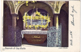 1901-"Scurolo Di San Giulio-Isola S.Giulio Novara" - Novara
