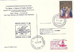 Vaticano-1987  Volo Speciale Celebrativo Caserta Roma Del 12 Aprile, Cartolina C - Airmail