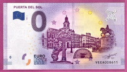 0-Euro VEEA 01 2020 PUERTA DEL SOL - MADRID - Privatentwürfe