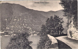 1920-"strada Como-Torno" Affrancata 15c. Michetti Con Annullo Natante Colico Com - Como