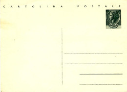 1953-cartolina Postale Nuova Lire 20 Siracusana Testo Lungo,cat.Filagrano Euro 4 - Stamped Stationery