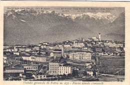 1930circa-cartolina Illustrata Nuova "Feltre Belluno Veduta Generale-nuove Scuol - Belluno