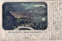 1900-Svizzera Cartolina Diretta In Italia "Vierwaldstatter See" - Andere & Zonder Classificatie