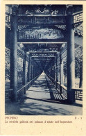 1920circa-Cina Cartolina Illustrata Nuova "Pechino La Mirabile Galleria Nel Pala - Chine