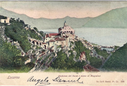 1903-Svizzera Cartolina Illustrata Diretta In Italia "Locarno Madonna Del Sasso  - Andere & Zonder Classificatie